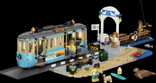 Конструктор LEGO® City Старовинний паровоз, 575 деталей (60511)