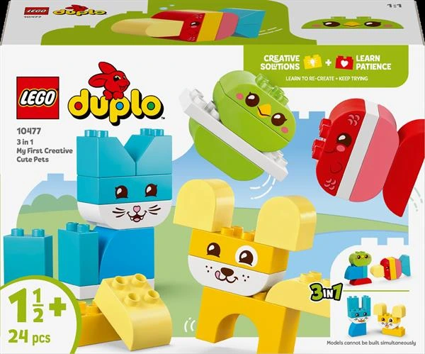 Конструктор LEGO DUPLO My First Чарівні творчі домашні улюбленці 3 в 1 24 Деталі ( 10477 )
