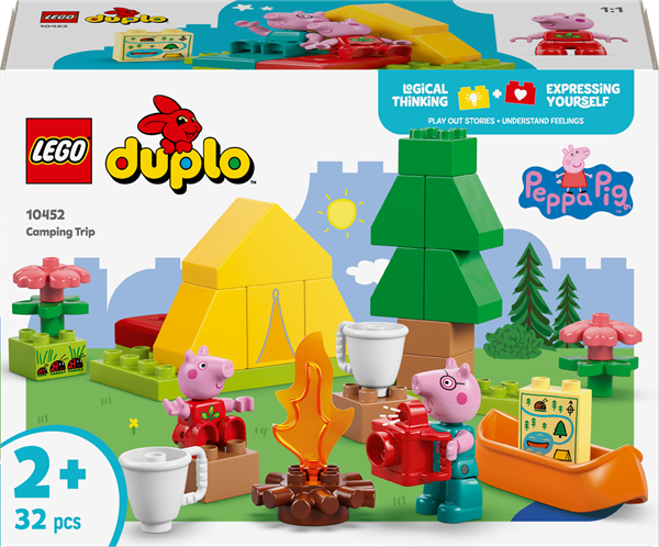 Конструктор LEGO DUPLO Свинка Пеппа Туристичний похід 32 деталі (10452)