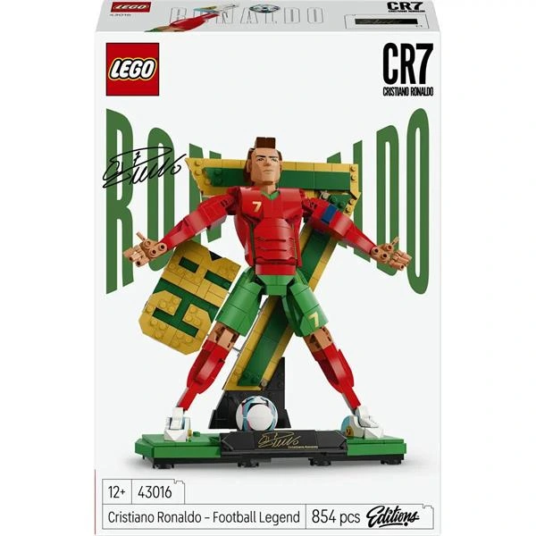 Конструктор LEGO® Editions Кріштіану Роналду — легенда футболу, 854 деталі (43016)