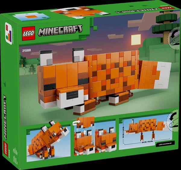Конструктор LEGO Minecraft Лисиця 497 Деталі (21588)