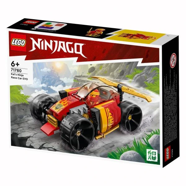 Конструктор LEGO NINJAGO Гоночний автомобіль ніндзя Кая ЕВО 94 деталі (71780) — LEGO