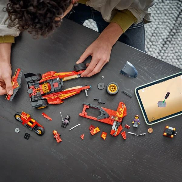 Конструктор LEGO® NINJAGO® Переслідувач ніндзя X-1 — 15-та річниця, 691 деталь (71867)