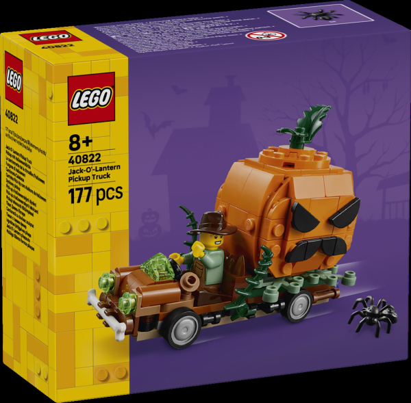 Конструктор LEGO® Пікап Джека-Ліхтаря Творчий іграшковий набір до Гелловіна (40822)