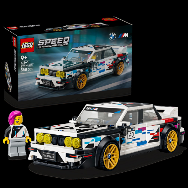 Конструктор LEGO® Speed Champions BMW M3 (E30) Набір із іграшковою машиною (77263) — LEGO