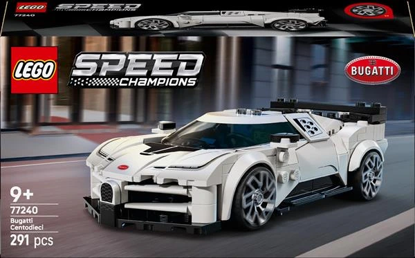 Конструктор LEGO Speed Champions Спортивний гіперкар Bugatti Centodieci 291 деталь (77240)