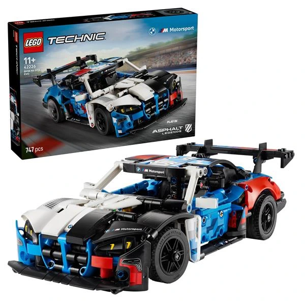 Конструктор LEGO® Technic Автомобіль для перегонів BMW M4 GT3 EVO 747 деталей (42226) — LEGO