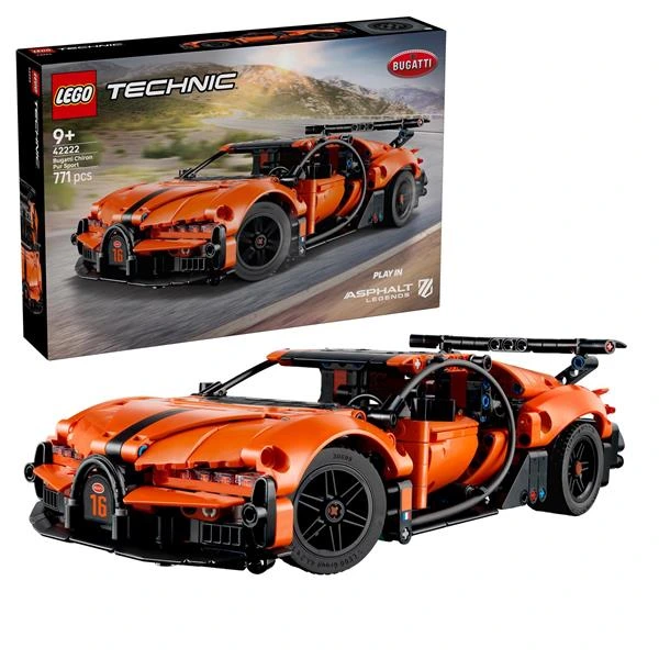 Конструктор LEGO Technic Гіперкар Bugatti Chiron Pur Sport 771 Деталь (42222)