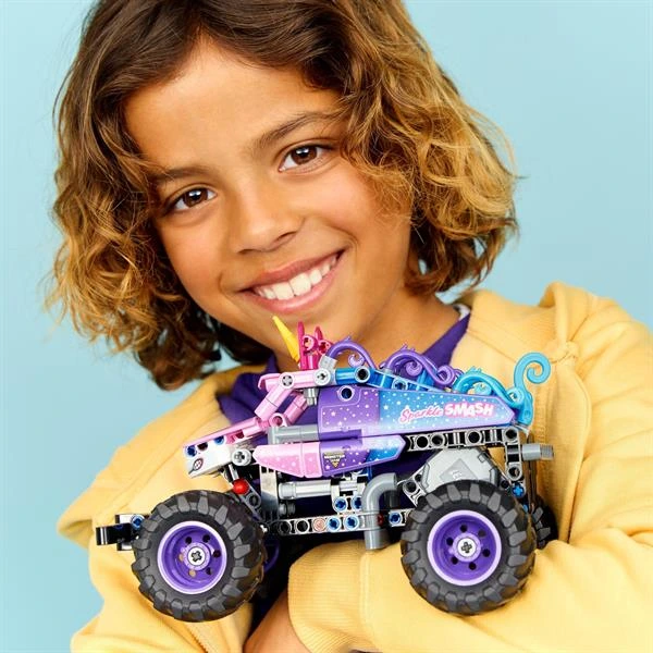 Конструктор LEGO Technic Monster Jam™ Sparkle Smash™ із функцією «Pull-Back» 243 Деталі (42220)