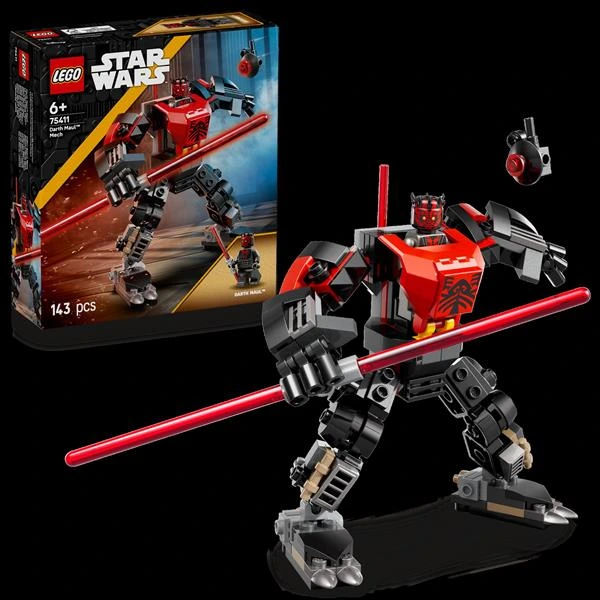 Конструктор LEGO® Зоряні війни: Війни клонів Робот Дарта Мола, 143 деталі (75411)