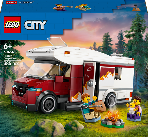 Конструктор LEGO City Пригодницький будинок на колесах для відпустки 385 деталей (60454) — LEGO