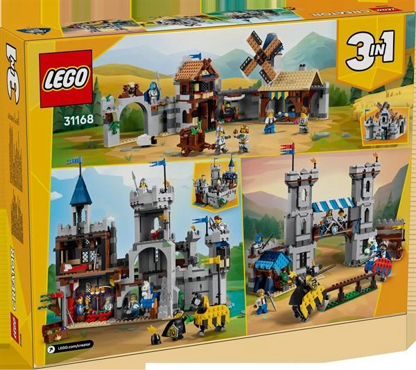 Конструктор LEGO Creator Середньовічний замок із лицарем на коні (31168)