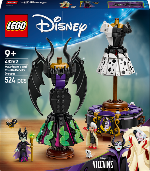 Конструктор LEGO Disney Villains Сукні Малефісенти та Лютелли де Віль 524 деталі (43262) — LEGO