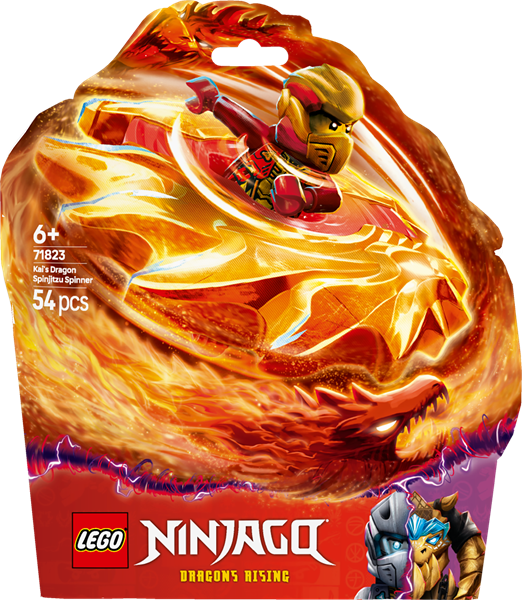 Конструктор LEGO NINJAGO Дракон Кая Спін-джитсу 54 деталі (71823) — LEGO