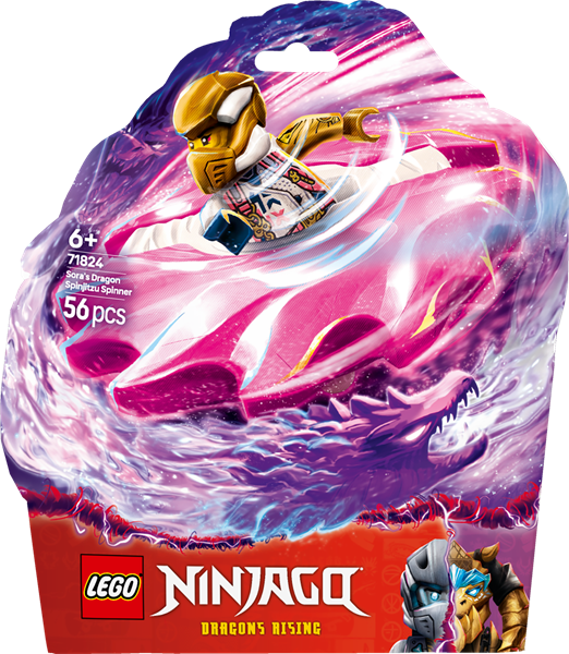 Конструктор LEGO NINJAGO Дракон Сори Спін-джитсу 56 деталей (71824)