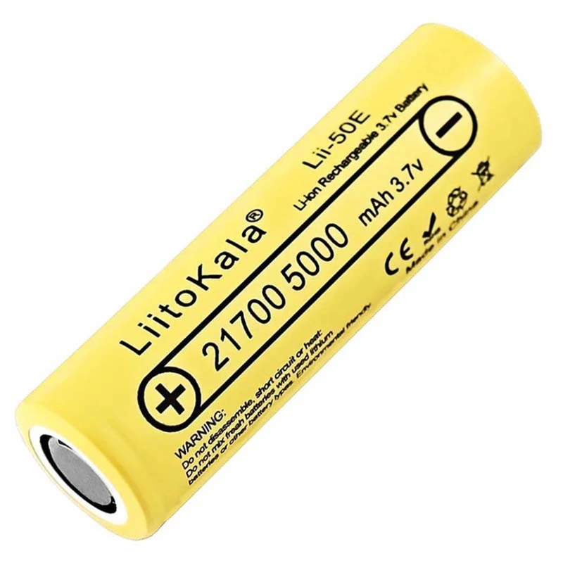Акумулятор LiitoKala Lii-50E 21700 5000mah battery — LiitoKala