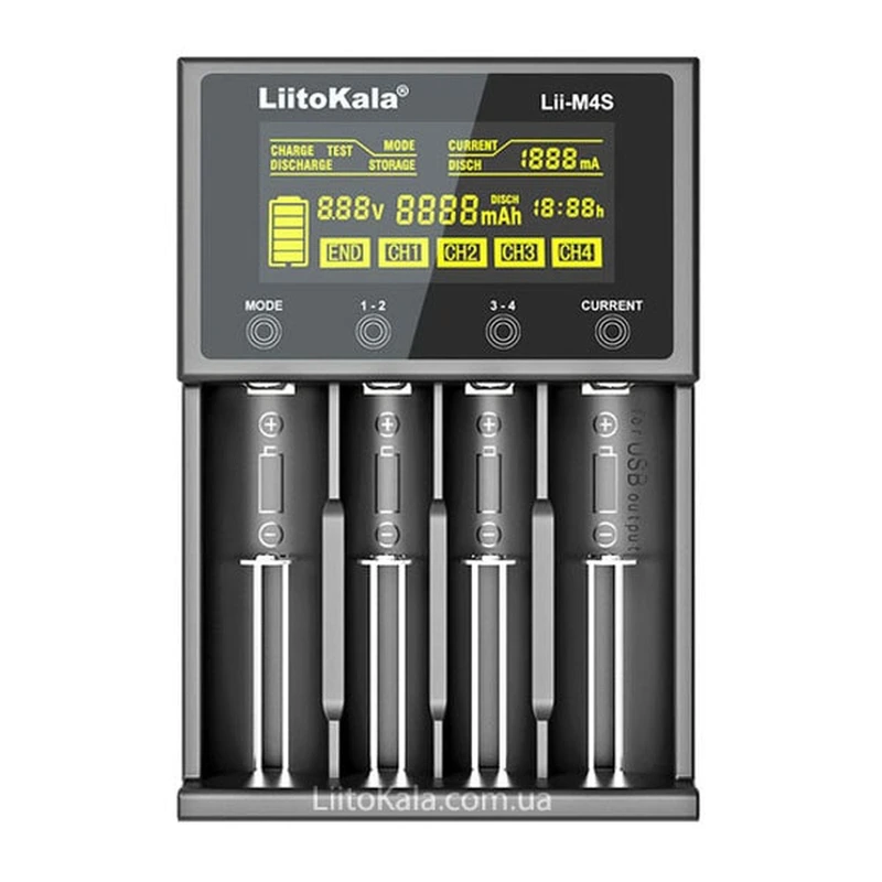 Зарядний пристрій LiitoKala Lii-M4S — LiitoKala
