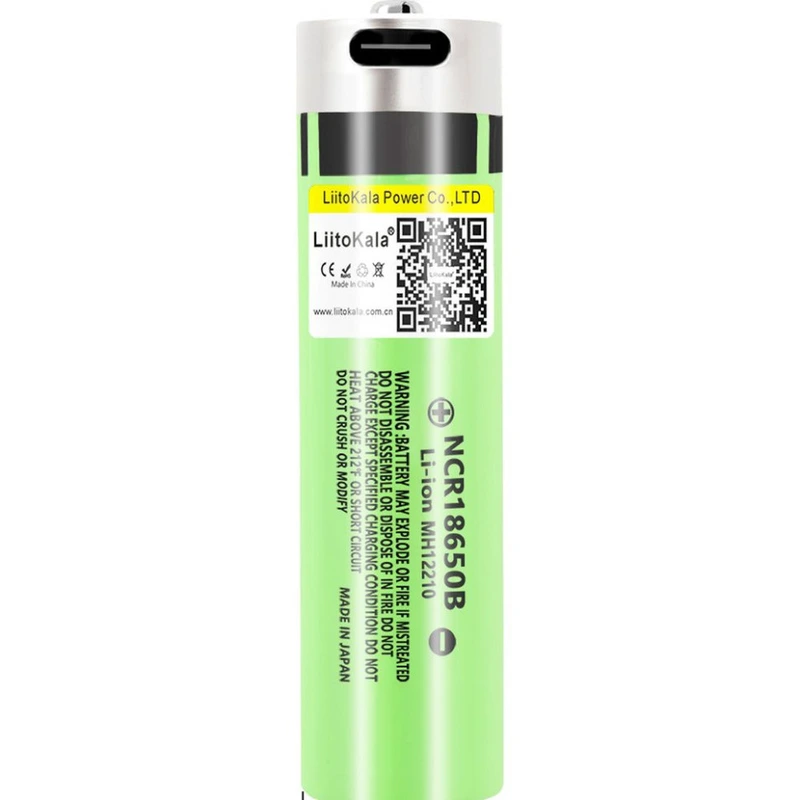 Акумулятор LiitoKala Lii-USB-34B 18650 3400mah — LiitoKala