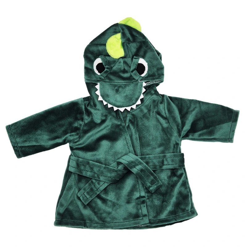 Халатик для ляльки "Динозаврик" M 6049 UA(Green) для ляльки 43-46 см — Limo Toy