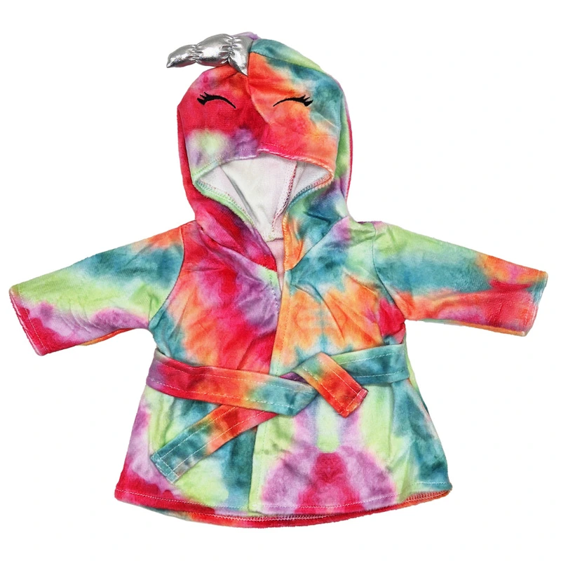 Халатик для ляльки "Єдиноріжок" M 6049 UA(Multicolor) для ляльки 43-46 см — Limo Toy
