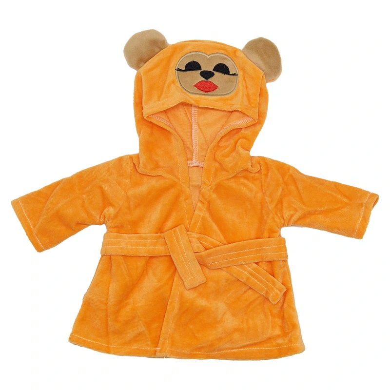 Халатик для ляльки "Ведмедик" M 6049 UA(Orange) для ляльки 43-46 см — Limo Toy