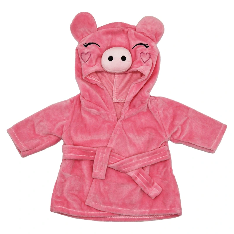 Халатик для ляльки "Порося" M 6049 UA(Pink) для ляльки 43-46 см — Limo Toy