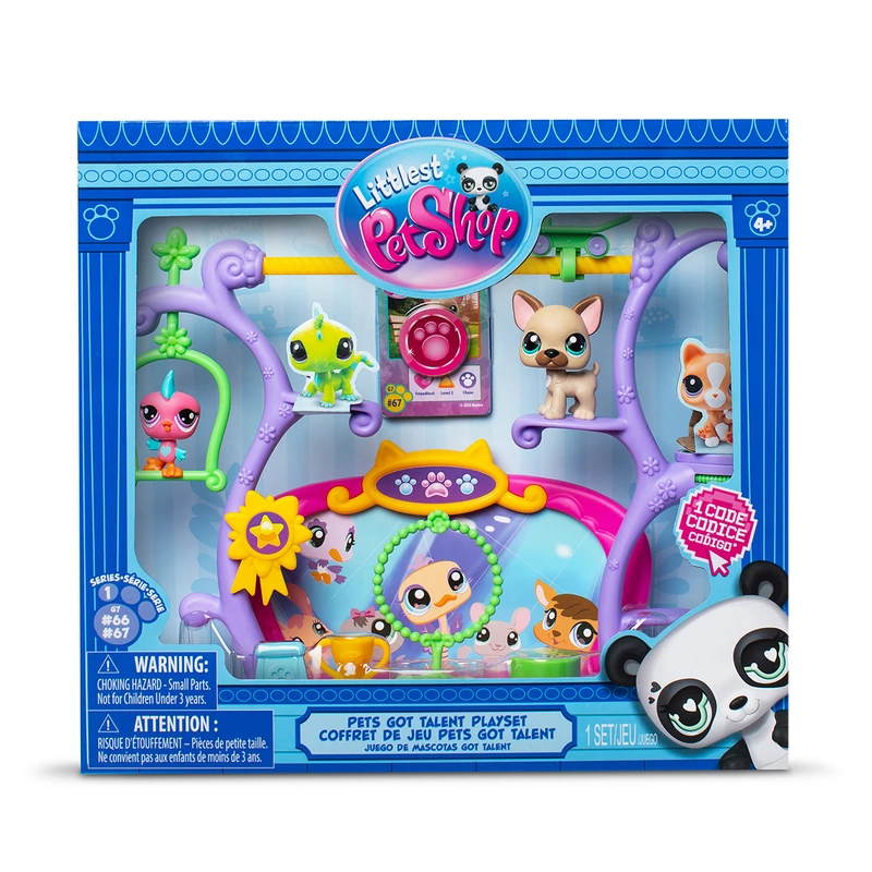 Ігровий набір LITTLEST PET SHOP – ШОУ ТАЛАНТІВ (2 фігурки, сцена, аксес.)