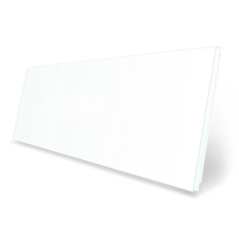 Рамка 4-постова порожня Х сенсорів (Х-Х-Х-Х) LIVOLO, загартоване скло, біла, 294×80 мм (VL-P700/00/00/00-8W)