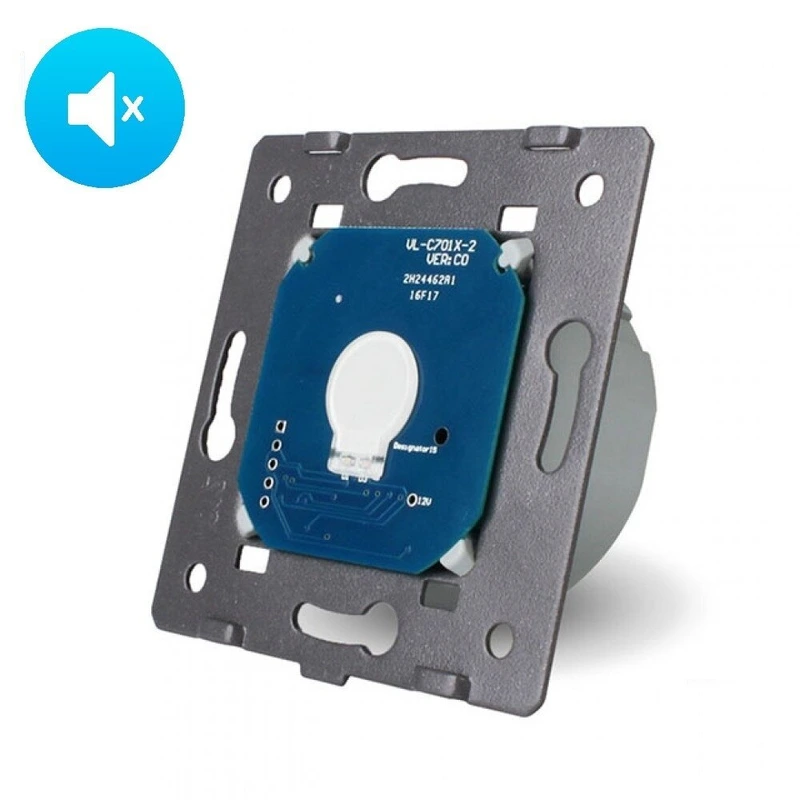 Сенсорний безшумний вимикач LIVOLO 0dB, 5А 230В, без нейтралі (VL-C701Q)