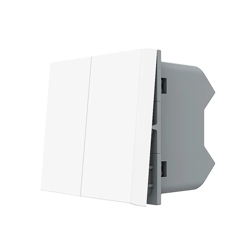 Перехресний (хрестовий) вимикач LIVOLO, 2-клавішний, білий, модуль без рамки (VL-FCMM10A-1WP)