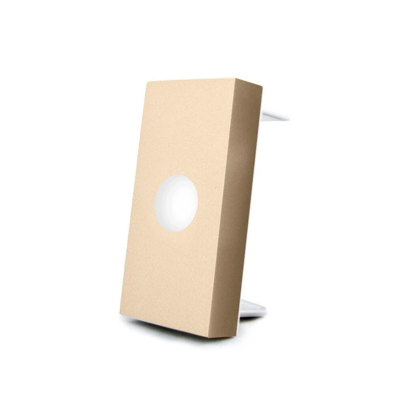 Кабельний вивід LIVOLO золотий, модуль 22.5×45 мм, для прихованої проводки, модуль 0.5 поста (VL-FCM-1AP)