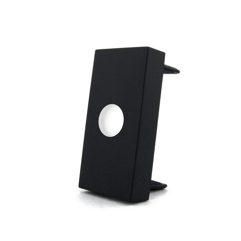 Кабельний вивід LIVOLO чорний, модуль 22.5×45 мм, для прихованої проводки, модуль 0.5 поста (VL-FCM-1BP)