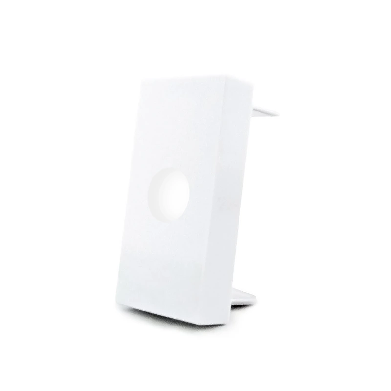 Кабельний вивід LIVOLO білий, модуль 22.5×45 мм, для прихованої проводки, модуль 0.5 поста (VL-FCM-1WP)