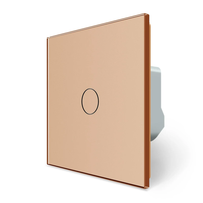 Розумний сенсорний диммер Livolo золотий ZigBee (VL-C7FC1D2Z-2GAP)