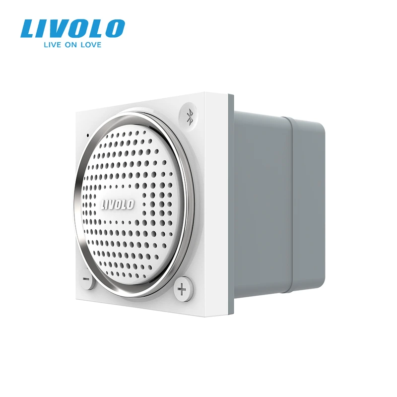 Механізм Bluetooth колонка LIVOLO білий (VL-FCF-2WP)