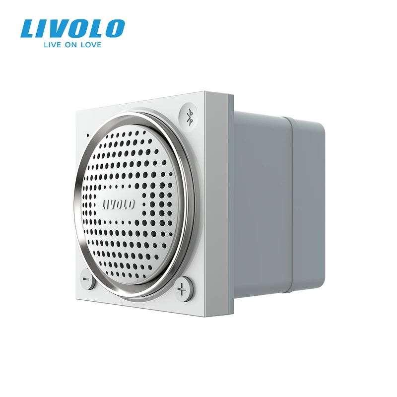 Механізм Bluetooth колонка LIVOLO сірий (VL-FCF-2IP)