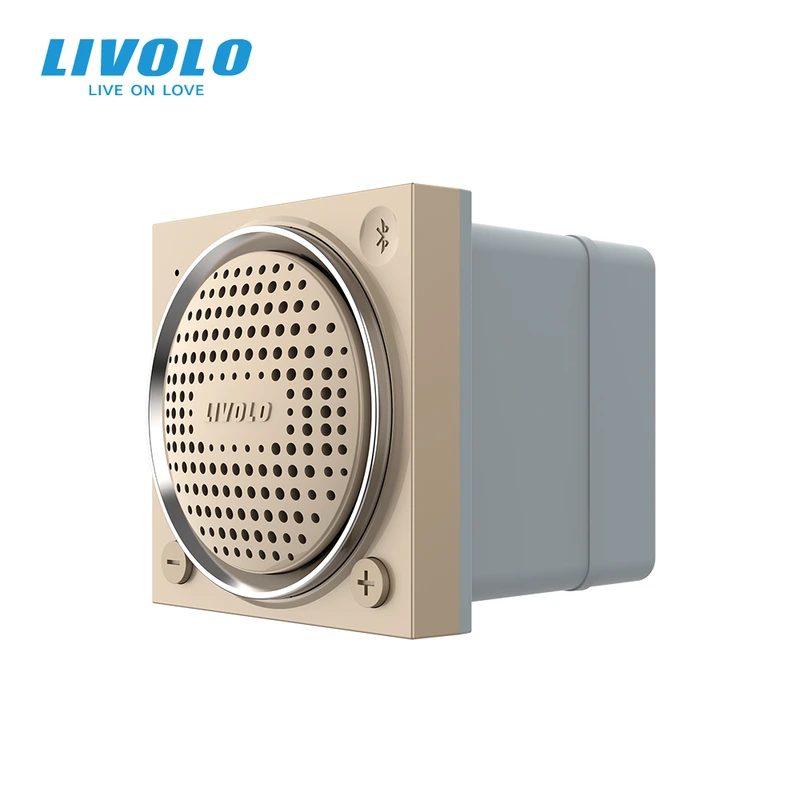 Механізм Bluetooth колонка LIVOLO золото (VL-FCF-2AP)