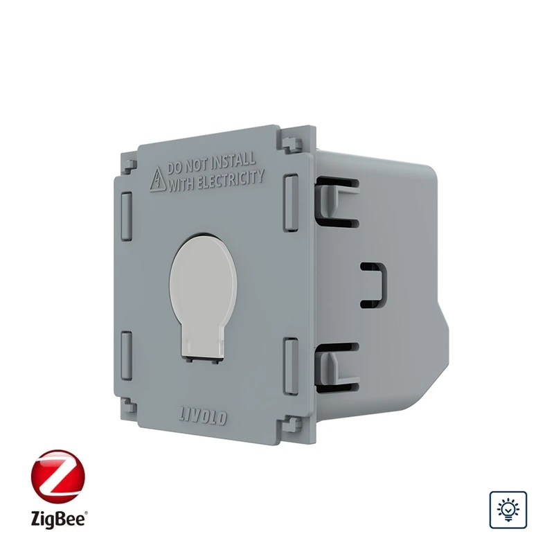 Розумний сенсорний димер LIVOLO, ZigBee, 2А 230В, без нейтралі, сумісний з Home Assistant (VL-FC1D2Z-2G)