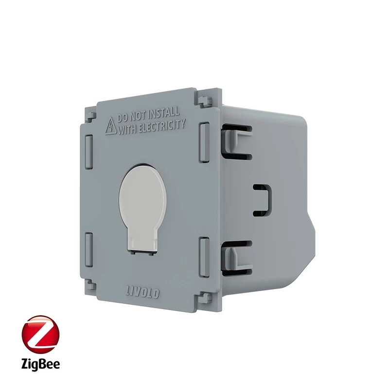 Розумний сенсорний вимикач LIVOLO ZigBee, 5А 230В, без нейтралі, сумісний з Home Assistant (VL-FC1Z-2G) — Livolo
