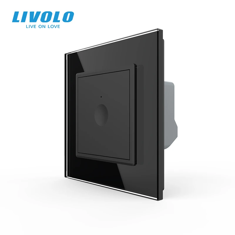 Сенсорний вимикач Sense 1 сенсор Livolo чорний (722000112) — Livolo