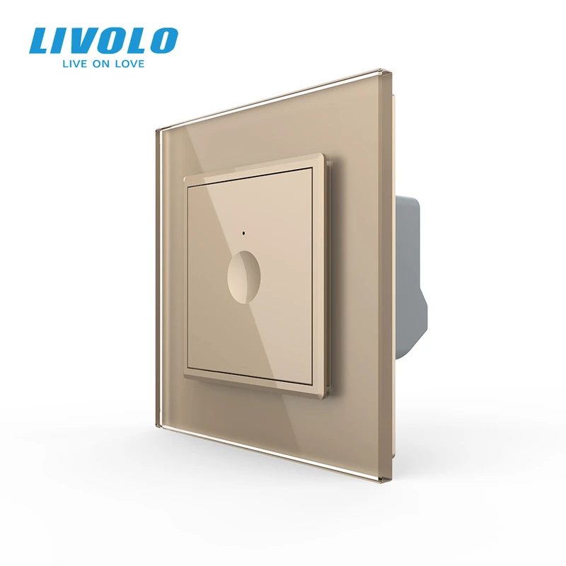 Сенсорний вимикач Sense 1 сенсор Livolo золото (722000113) — Livolo