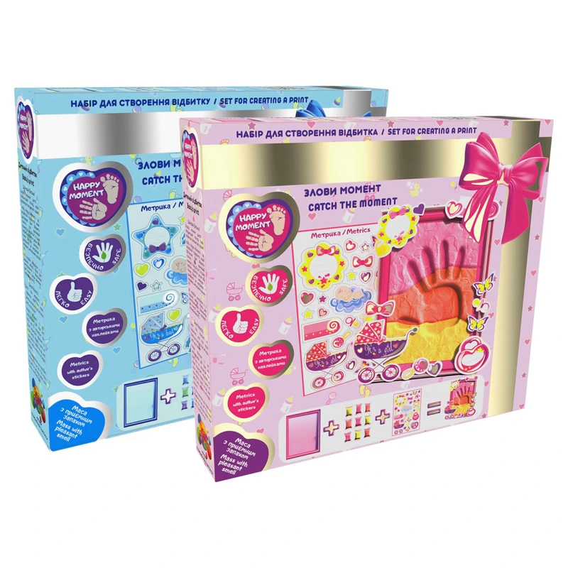 Набір для створення відбитку з легкого пластиліну, що стрибає, ТМ Moon Light Clay для дівчинки 70032 — Lovin