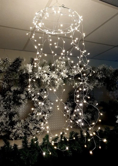 Гірлянда підвісна "Канделябр", "Luca Lighting", 1х0,3 м, колір білий