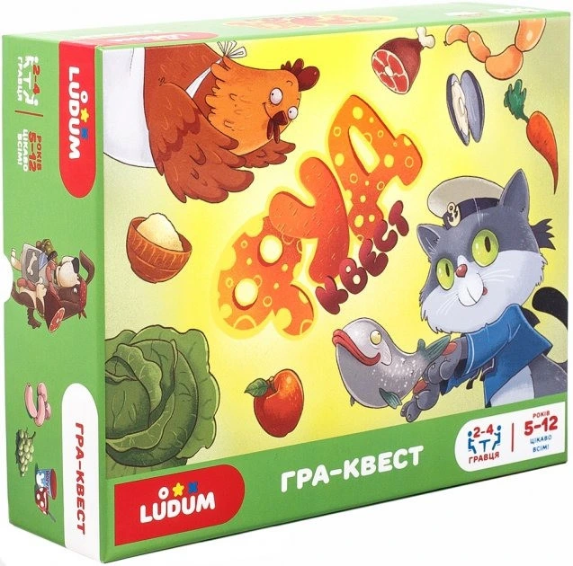 Настільна гра Фуд-квест LG2047-61 українська мова — Ludum