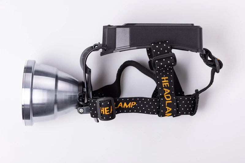 Налобний ліхтар акумуляторний зі швидкою зарядкою 16х10х13 см LED зарядка від сонячної панелі HP-JG-5 — Lugi