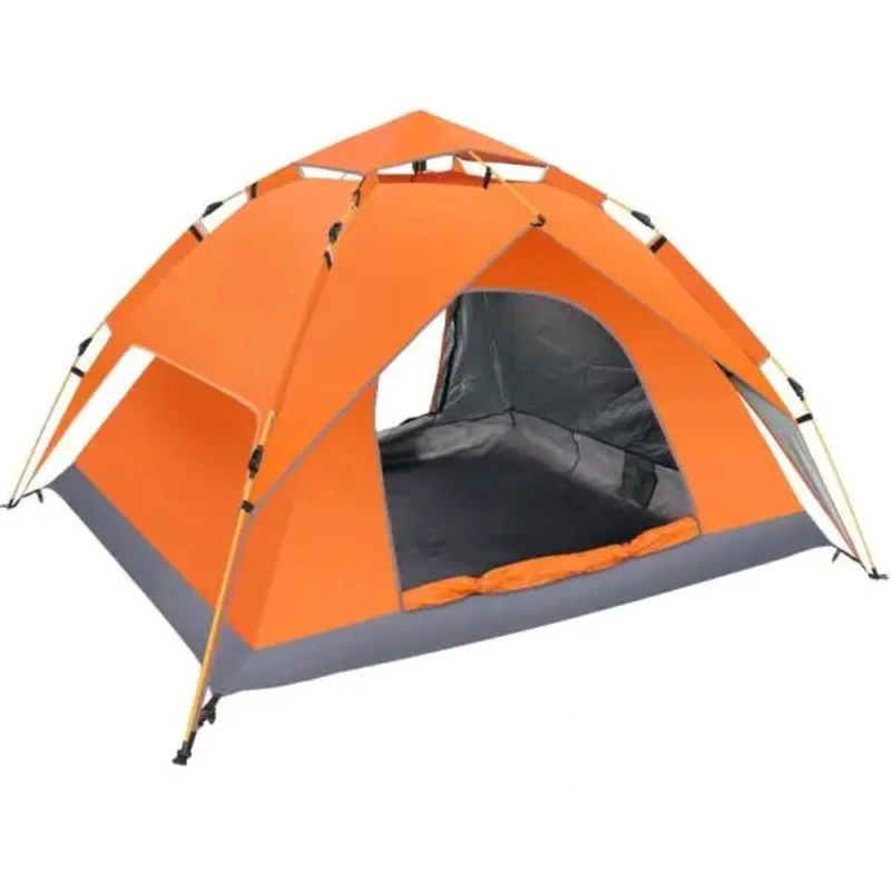 Намет автоматичний двомісний 200*230*130 см водонепроникний помаранчева LU015O — Lugi