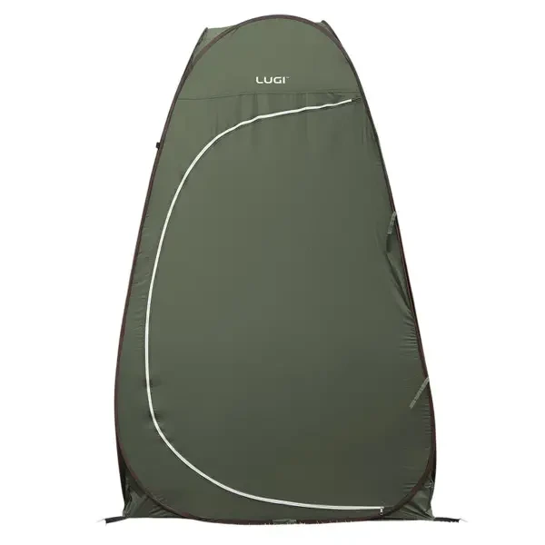 Намет душ-туалет для кемпінгу автомат 120×120×190 (см) тент для душу та туалету туристичний LU-015DGR Хакі — Lugi