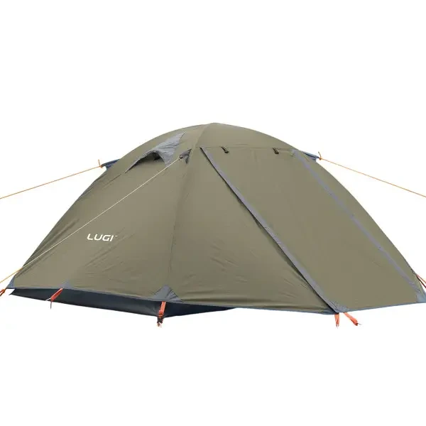 Намет двомісний 210×160×120 (см) кемпінговий туристичний LU-017 Хакі — Lugi