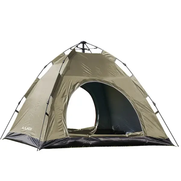 Намет кемпінговий 2 на 2 метри автоматичний для риболовлі походу туристичний LU-019GR Зелений — Lugi