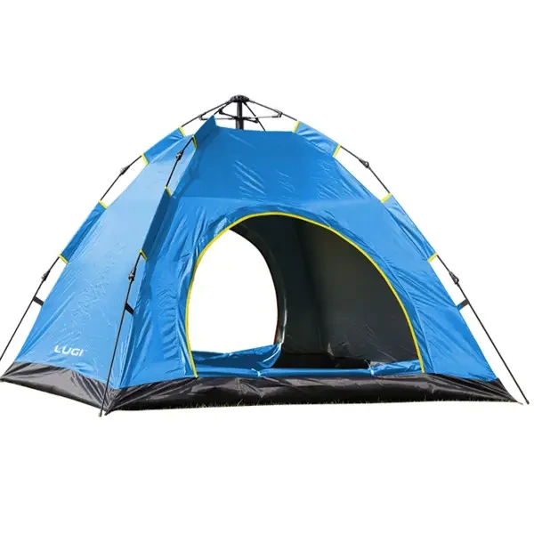 Намет кемпінговий 2 на 2 метри автоматичний для риболовлі походу туристичний LU-019BL Блакитний — Lugi